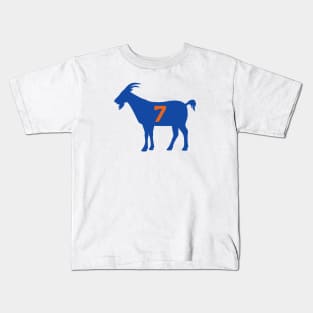 NY GOAT - 7 - White Kids T-Shirt